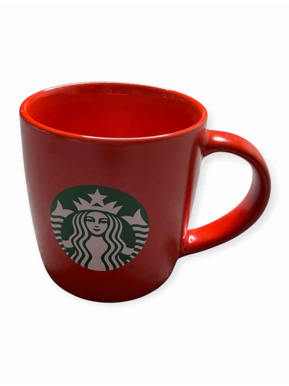 Starbucks Coffee Mug Red Green Siren Logo 11 oz 2025 Holiday Ceramic Cup